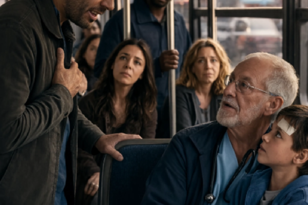 A man always gave up his bus seat to a stranger—an elderly man—only to...