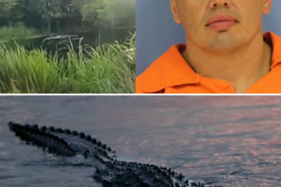 Fleeing police after driving under the influence, male driver ‘falls’ into the jaws of an alligator