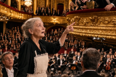 “The maid’s son!” – The billionaire chairman was stunned when a ragged old woman sweeping the floor stood up and called him “Son” in the middle of a five-star theater