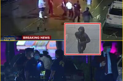 CHAOS ERUPTS IN PHILADELPHIA: VIDEO CAPTURES GUNFIRE EXCHANGE THAT LEFT 3 OFFICERS WOUNDED AS SUSPECT DI-ES AT SCENE
