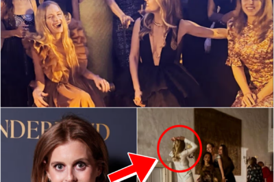 PARTY MOMENT GOES VIRAL — Princess Beatrice REPORTEDLY “DANCES ON A TABLE” AS QUESTIONS GROW OVER HER ROYAL WEDDING APPEARANCE
