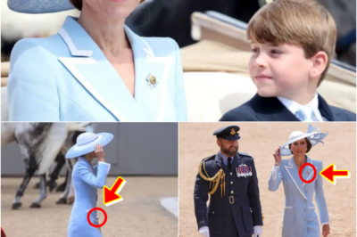 CAUGHT CAMERA: PRINCESS KATE STUNS AT TROOPING THE COLOUR IN A SOFT BLUE LOOK — ONE DETAIL HAS ROYAL FANS TALKING…
