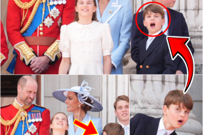 CAUGHT ON CAMERA — PRINCE LOUIS LEARNS FROM PRINCE GEORGE AS A LIP READER SPOTS A 3-WORD COMMENT ON THE BALCONY