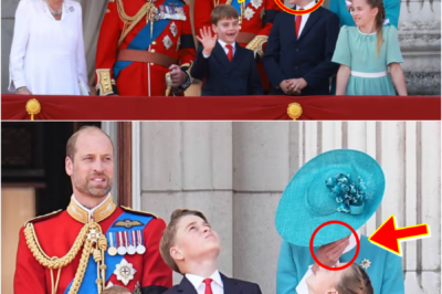 🎥 FOOTAGE CAPTURES — PRINCE GEORGE’S “SURPRISING” REACTION TO A QUESTION FROM KING CHARLES DURING THE TROOPING THE COLOUR FLYPAST SPARKS A STIR…