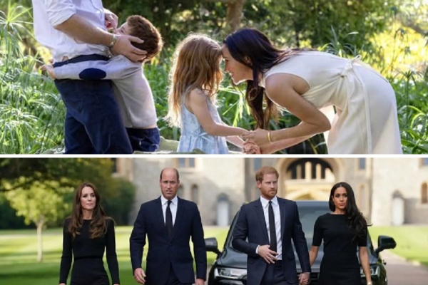 The possibility of Meghan, Archie, and Lilibet traveling to the U.K. h...